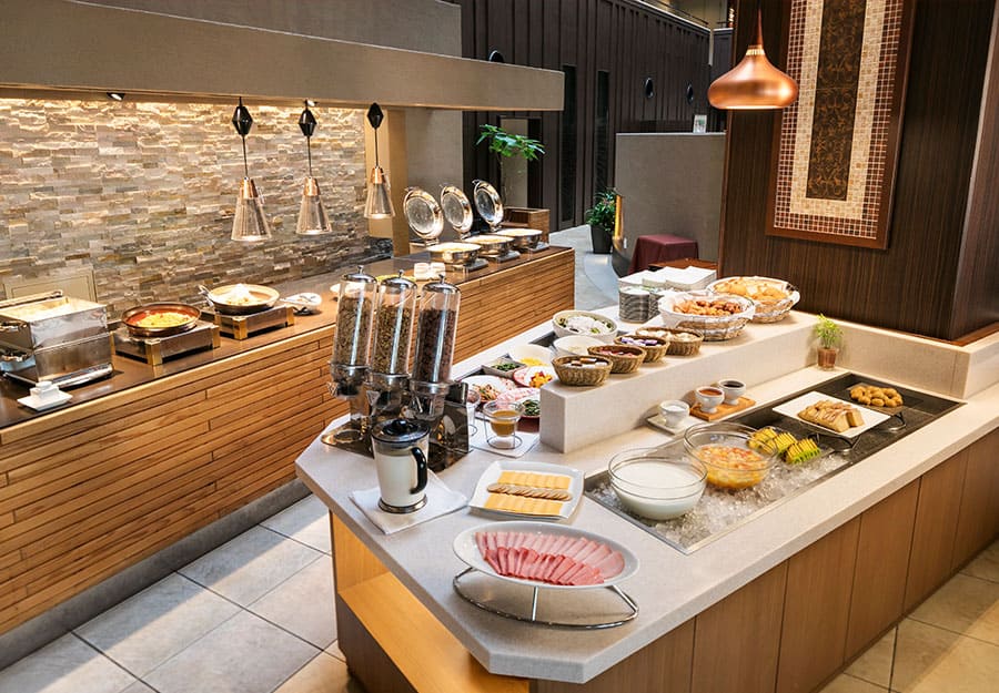 朝食バイキング