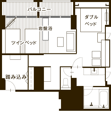 ドッグフレンドリーグランデ(カーペットフロア) 間取り図