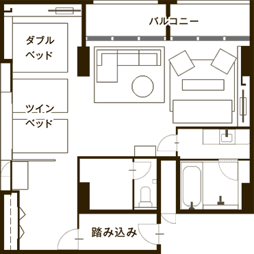 ドッグフレンドリーグランデ(タイルフロア) 間取り図