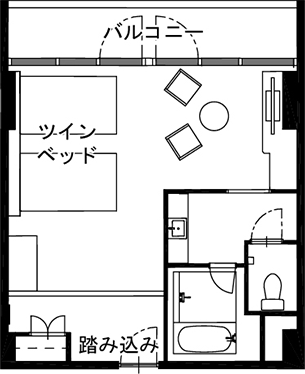 ハーバーツイン 間取り図
