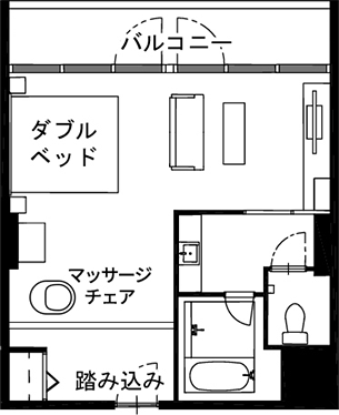 ハーバーダブル 間取り図