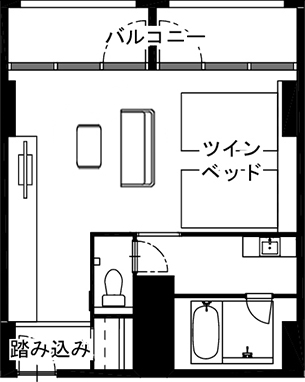 オーシャンツイン 間取り図