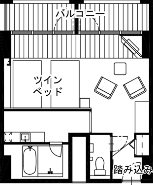 サウスツイン 間取り図